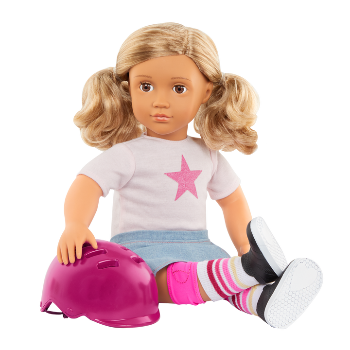 Our Generation Posable 18-inch Skateboarder Doll Ollie