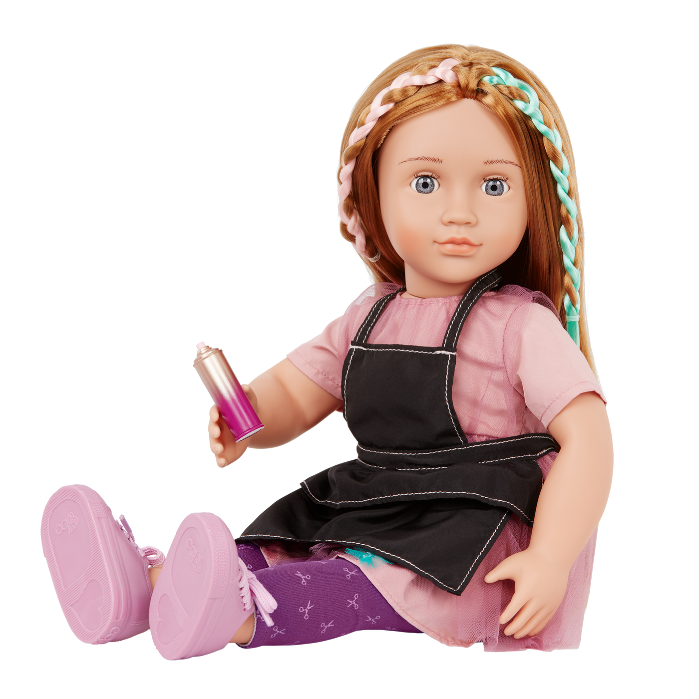 Our Generation 18-inch Posable Hairdresser Doll Drew & Storybook