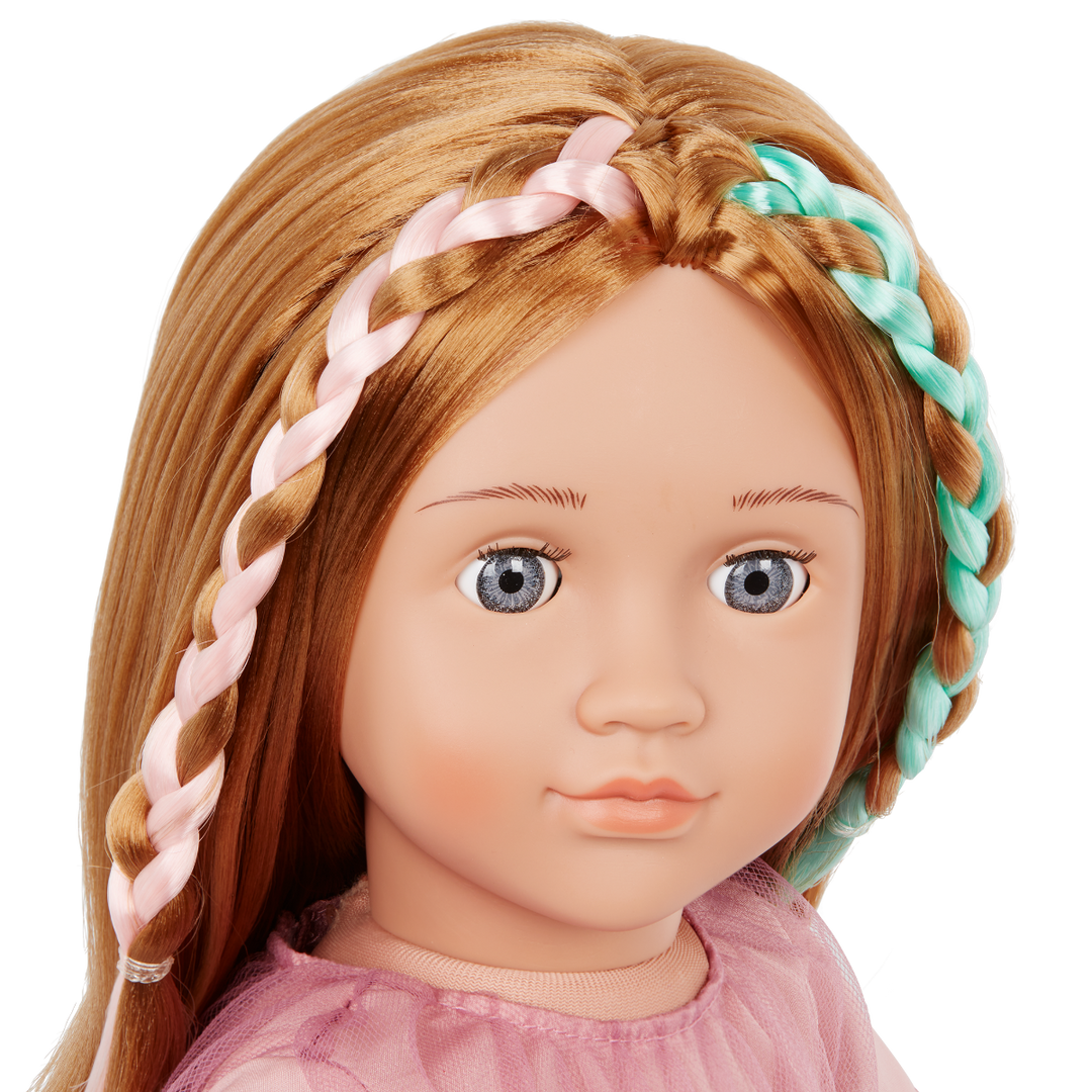 Our Generation 18-inch Posable Hairdresser Doll Drew & Storybook