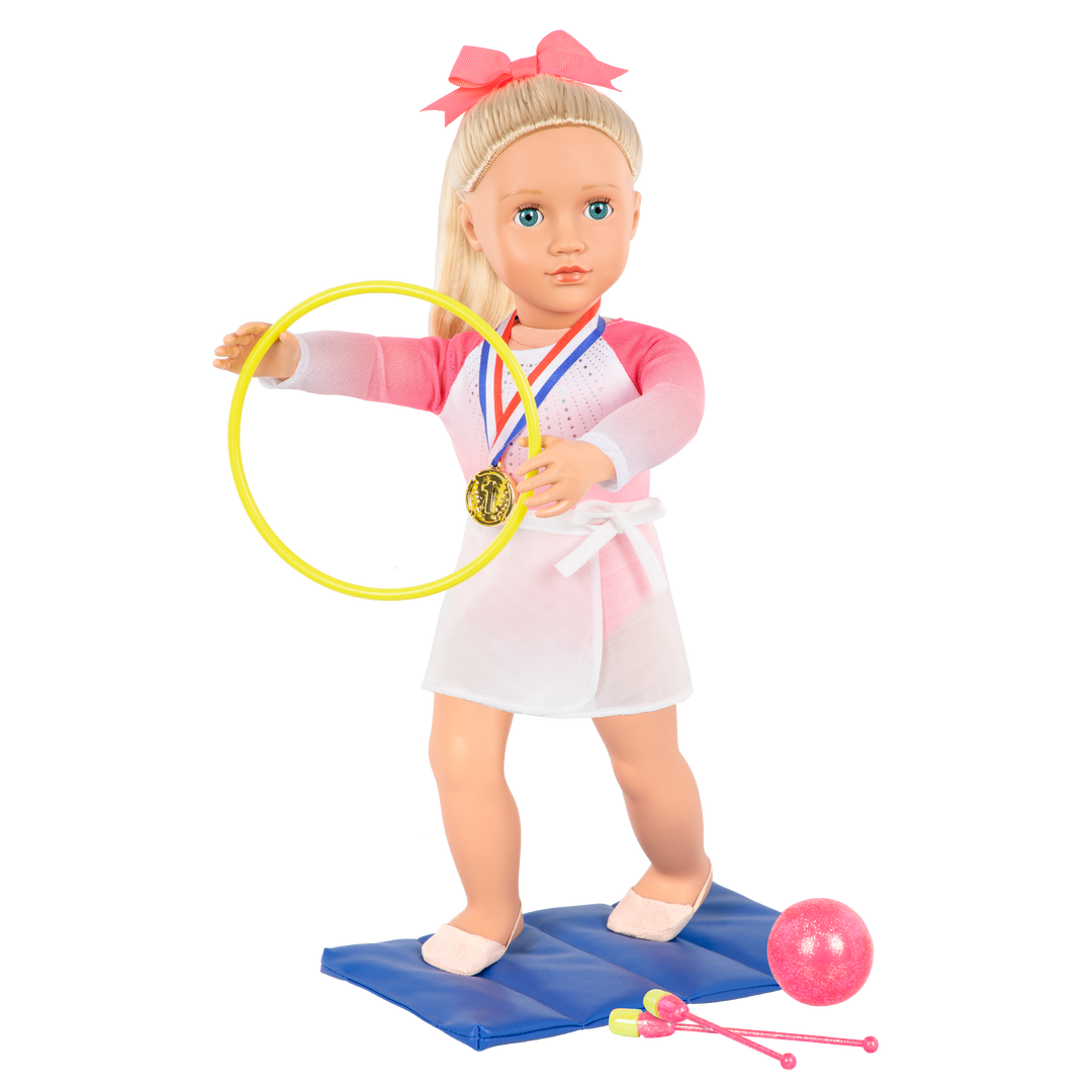 Posable 18-inch Rhythmic Gymnastics Doll Diane