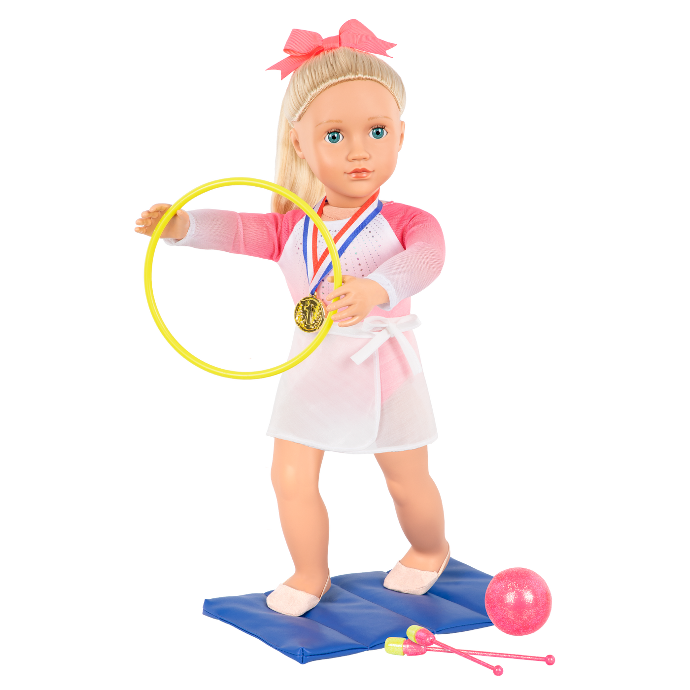 Posable 18-inch Rhythmic Gymnastics Doll Diane