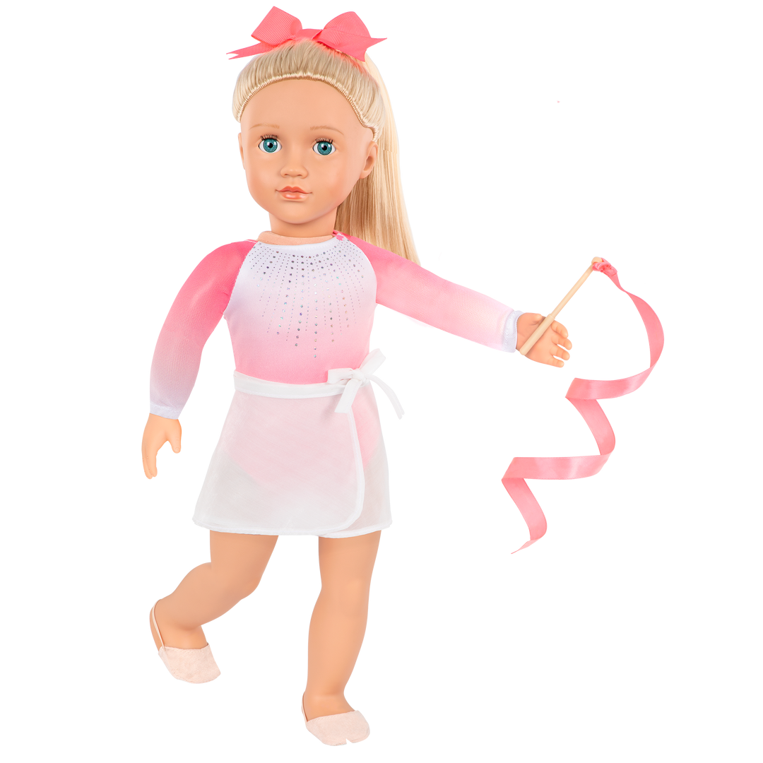 Posable 18-inch Rhythmic Gymnastics Doll Diane