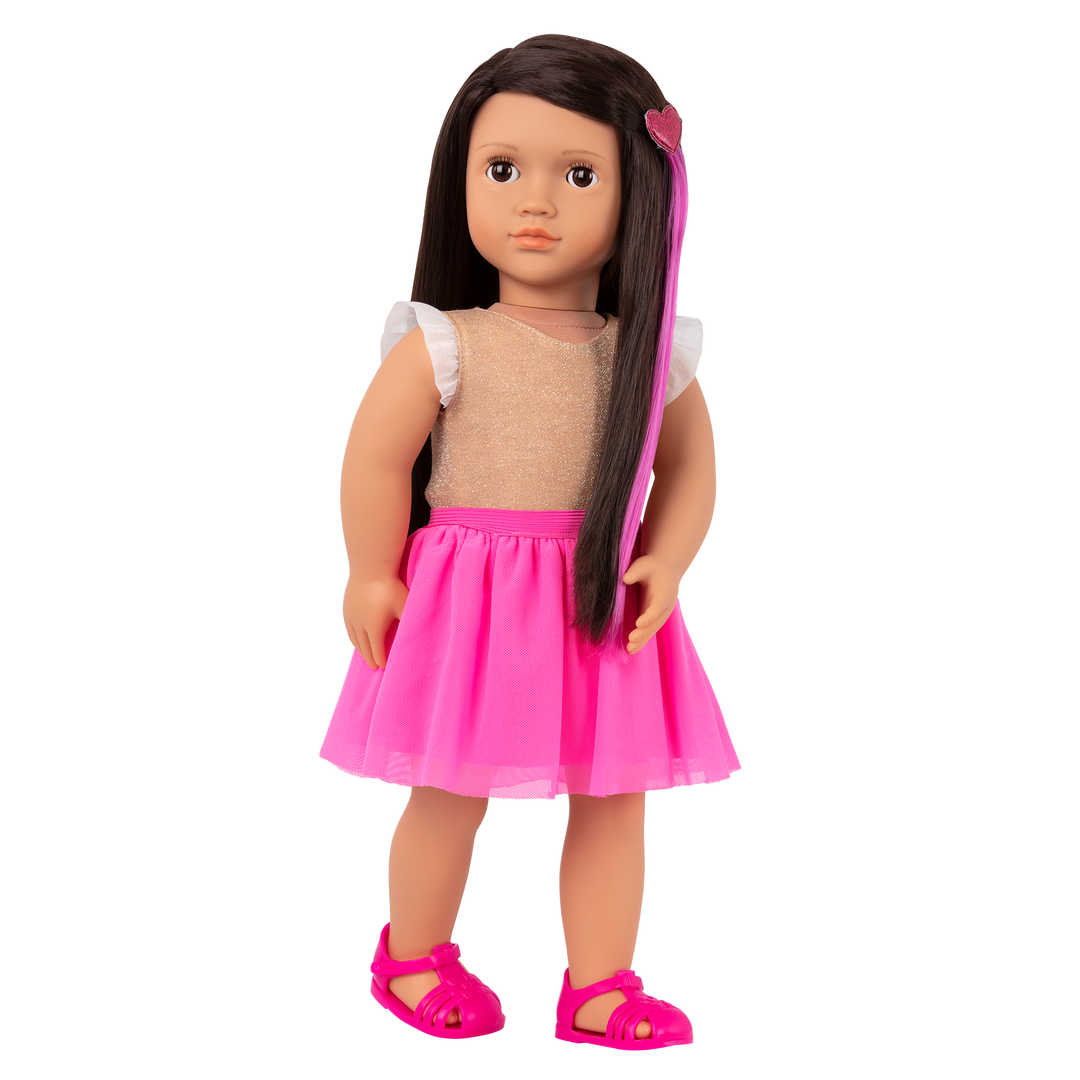 Our Generation Fashion Starter Kit & 18-inch Doll Amora