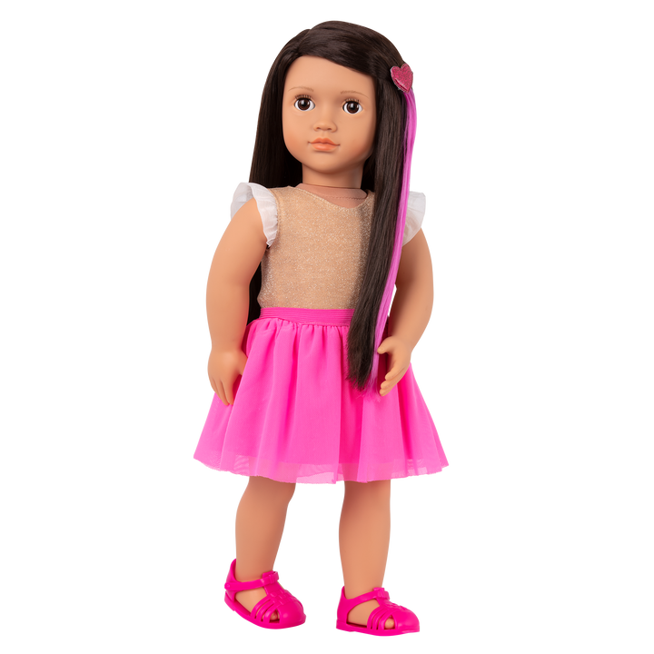 Our Generation Fashion Starter Kit & 18-inch Doll Amora