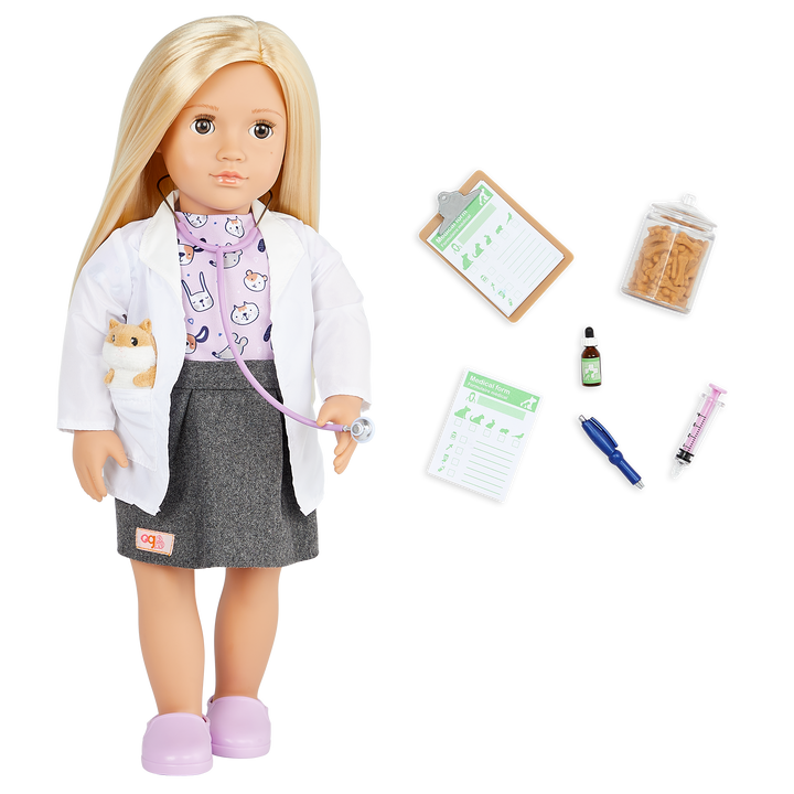 Our Generation 18-inch Vet Doll Noemie