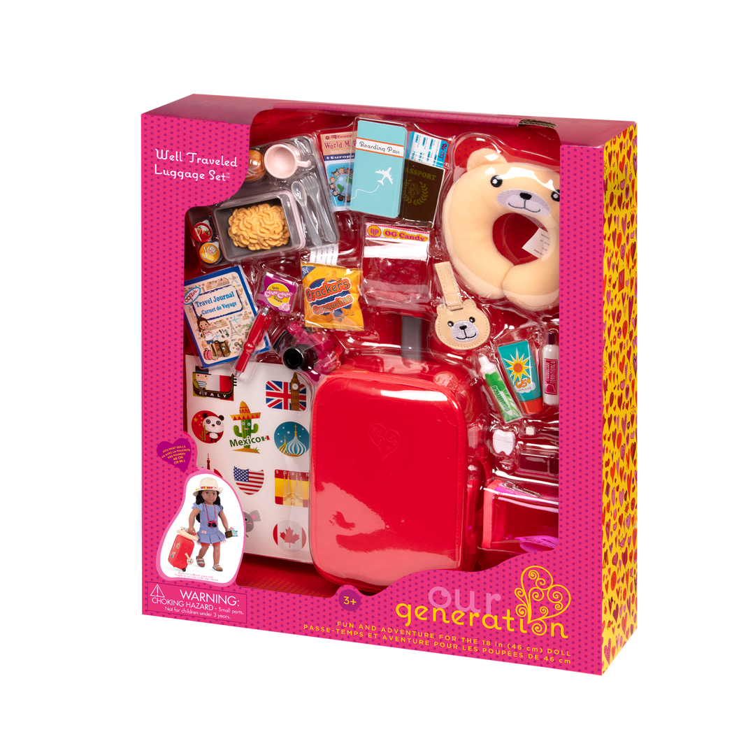 Well Traveled Luggage Set 18 Doll Accessories Our Generation Our Generation Canada