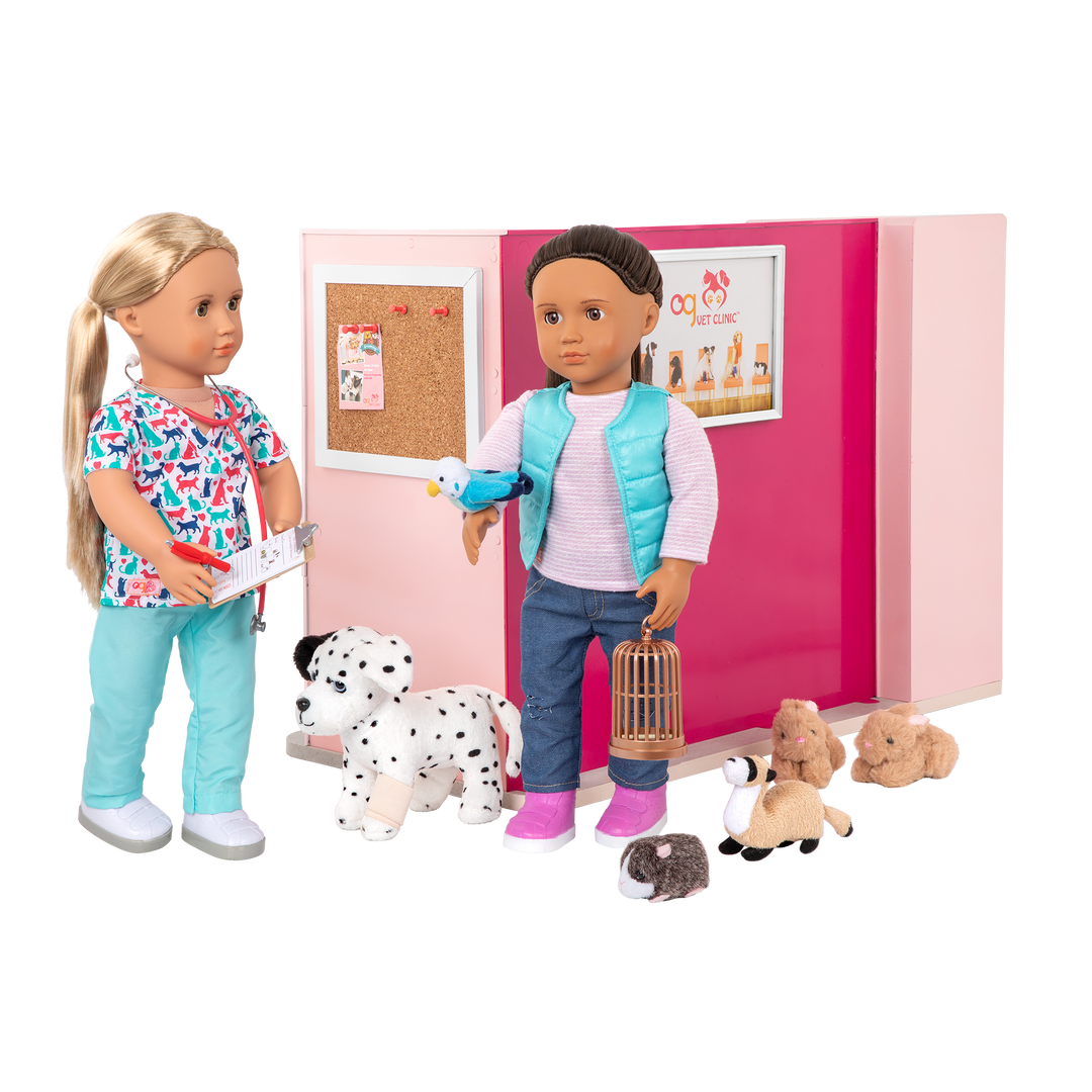 Healthy Paws 18 inch Doll Pink Vet Clinic Our Generation Our Generation Canada