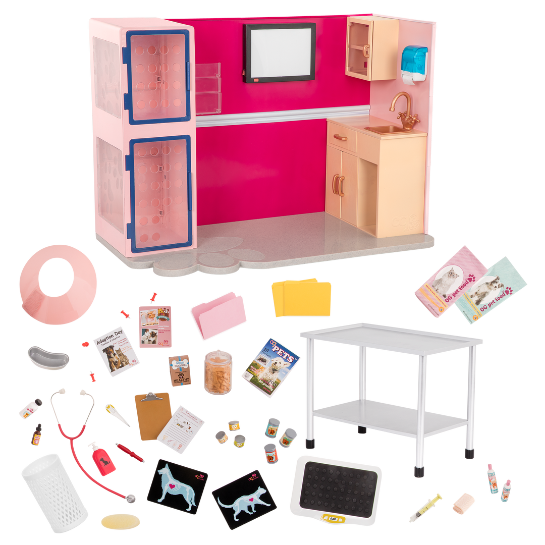 Vet clinic playset