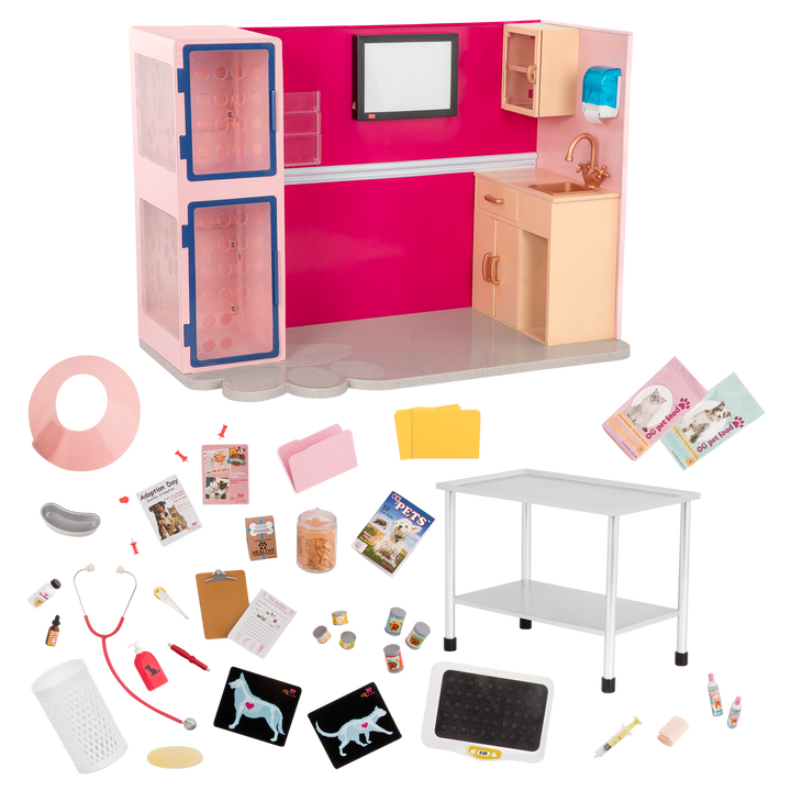 Vet clinic playset