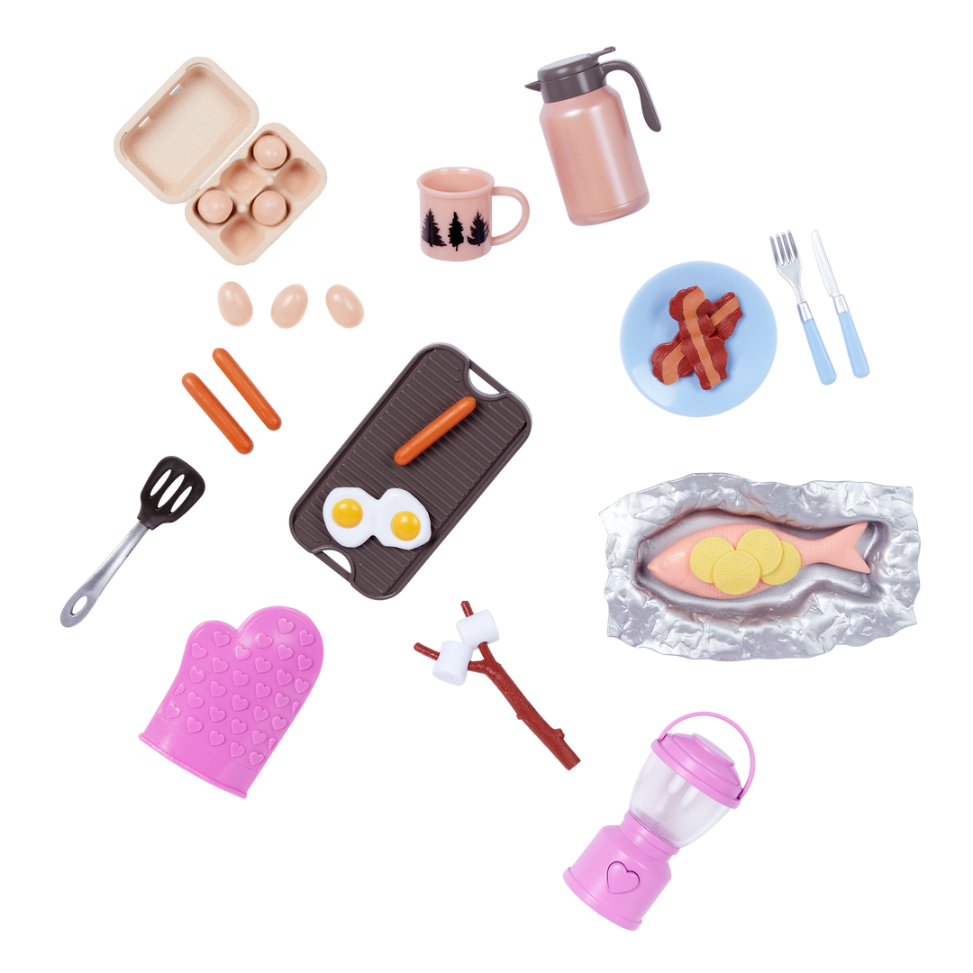 Campfire Cookout 18 inch Doll Camping Set Our Generation Our Generation Canada