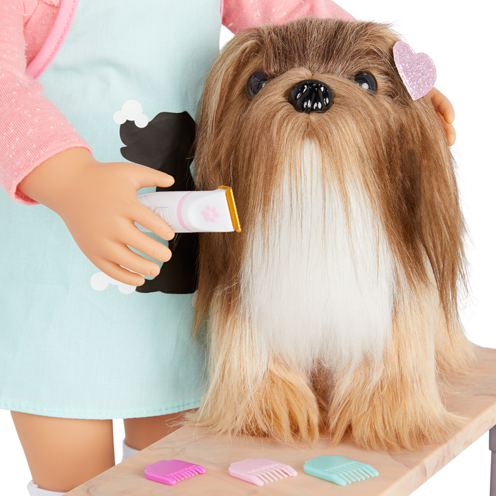 Lhasa Apso Hair Play Pup