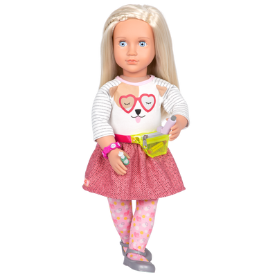 18-inch doll with allergy and asthma playset