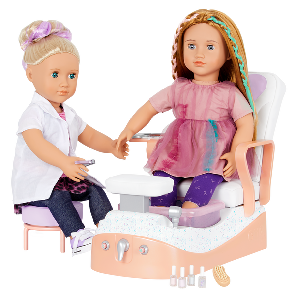 Yay, Spa Day! 18-inch Doll Salon Chair Our Generation – Our