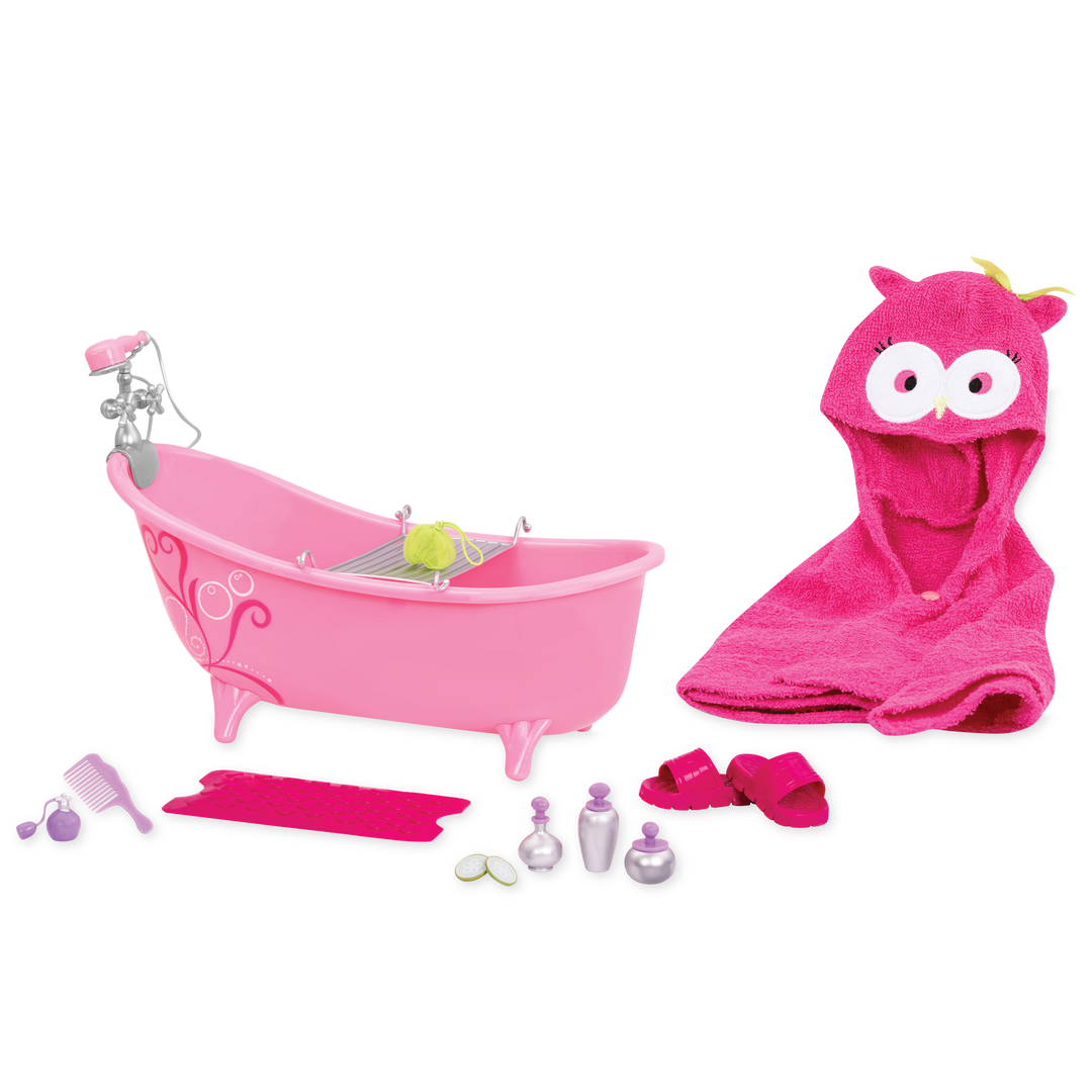 Owl Be Relaxing 18 Doll Bathtub Set Our Generation Our Generation Canada