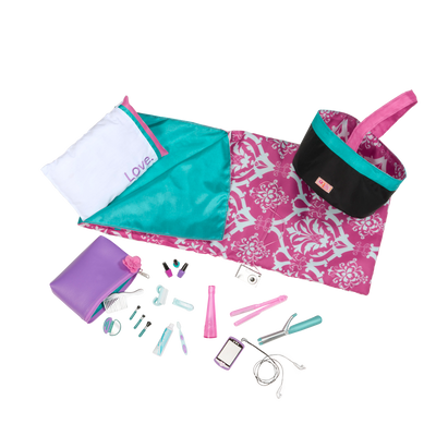Our generation hot sale doll sleepover set