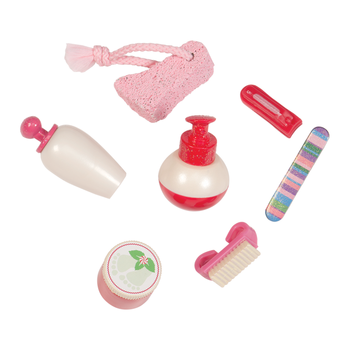 18-inch doll using spa playset