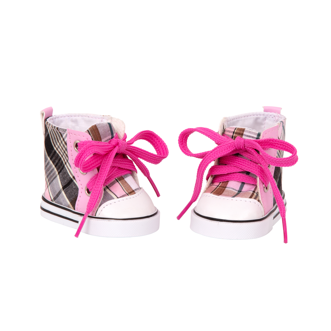 Plaid All Over Shoes for 18-inch Dolls