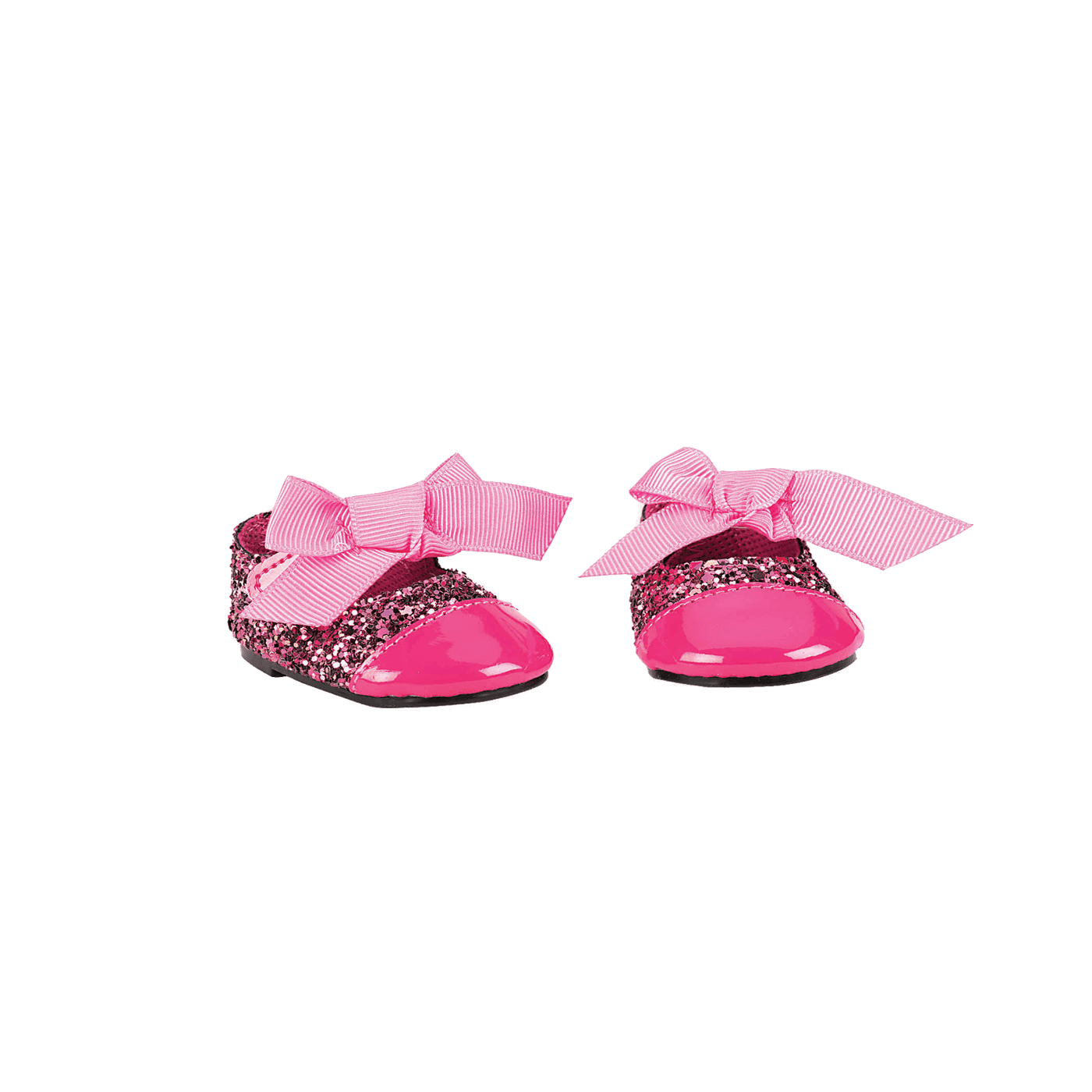 Glittering Fuchsia Fashion Shoes for 18-inch Dolls