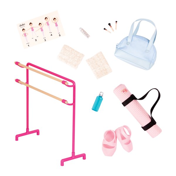 Our Generation Dancing Feet Ballet Accessory Set for 18 Dolls