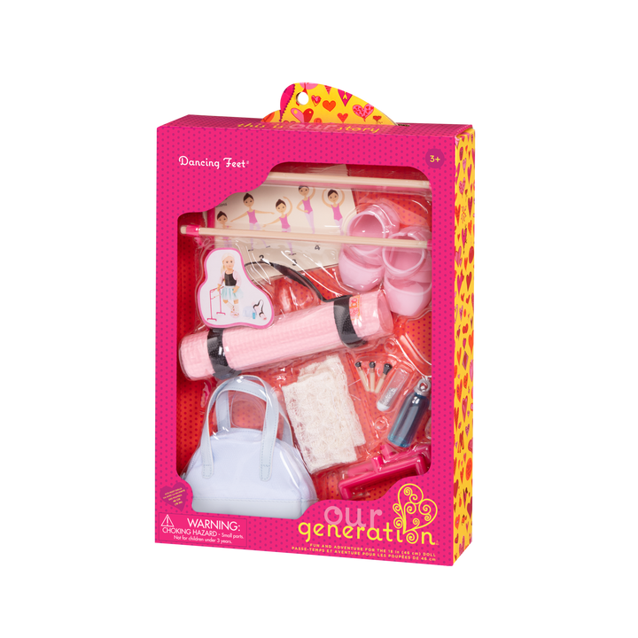 18-inch doll using ballet playset