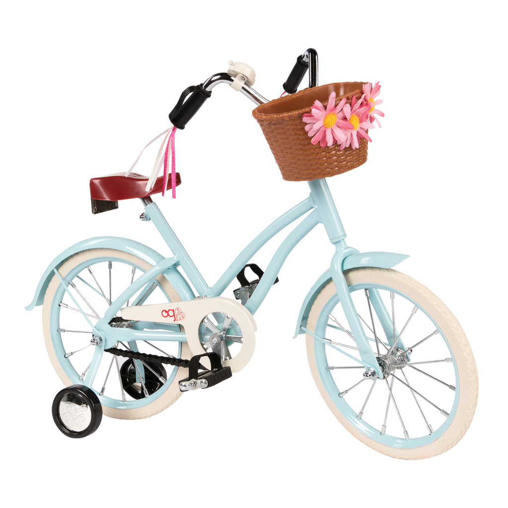 Kids bike with outlet doll seat