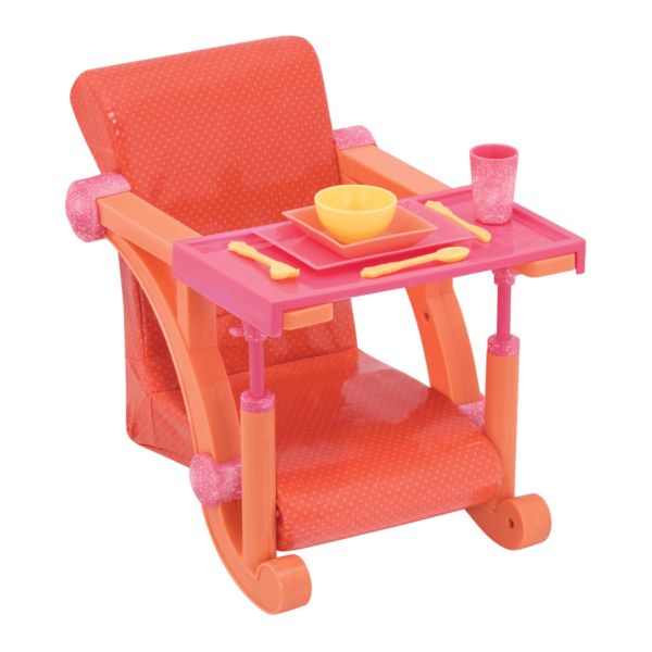 Clip-on chair for 18-inch doll