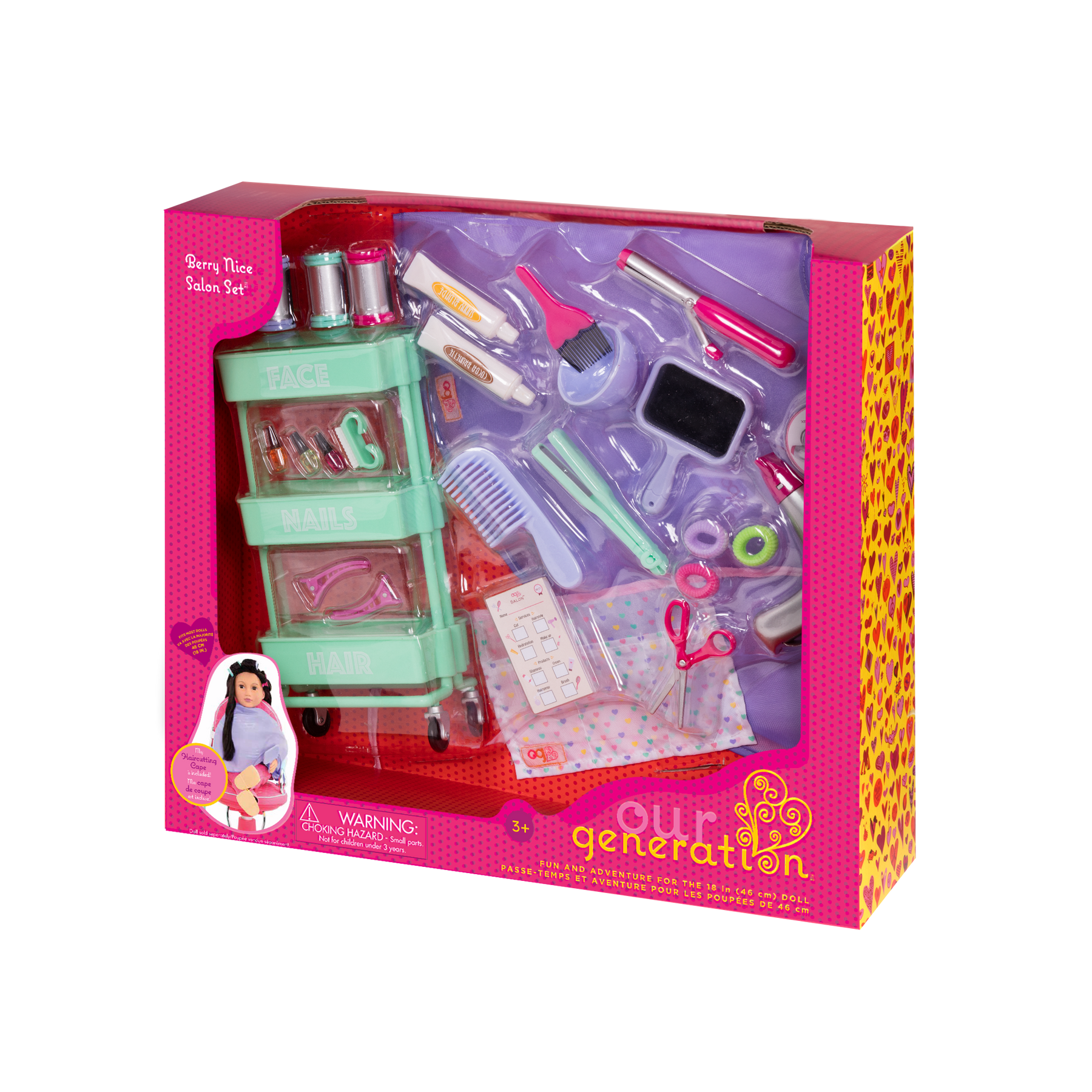 Berry Nice Salon Set Hair Salon for 18