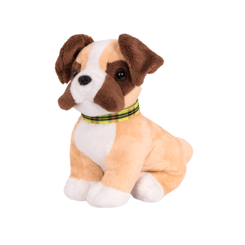 6-inch Posable Boxer Pup for 18-inch Dolls