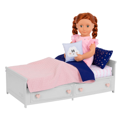 Our Generation Starry Slumbers Platform Bed for 18-inch Dolls