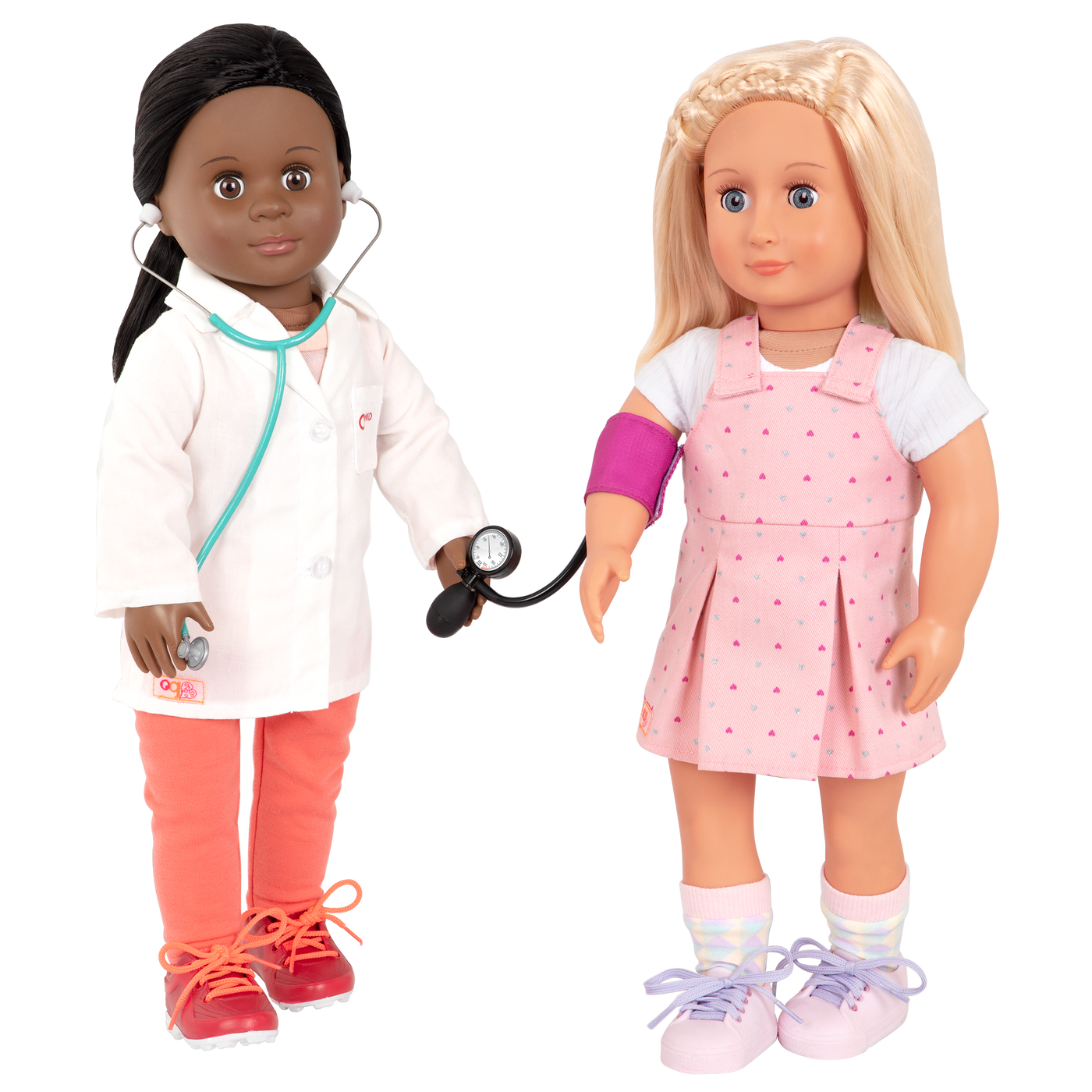 18-inch doll using doctor playset