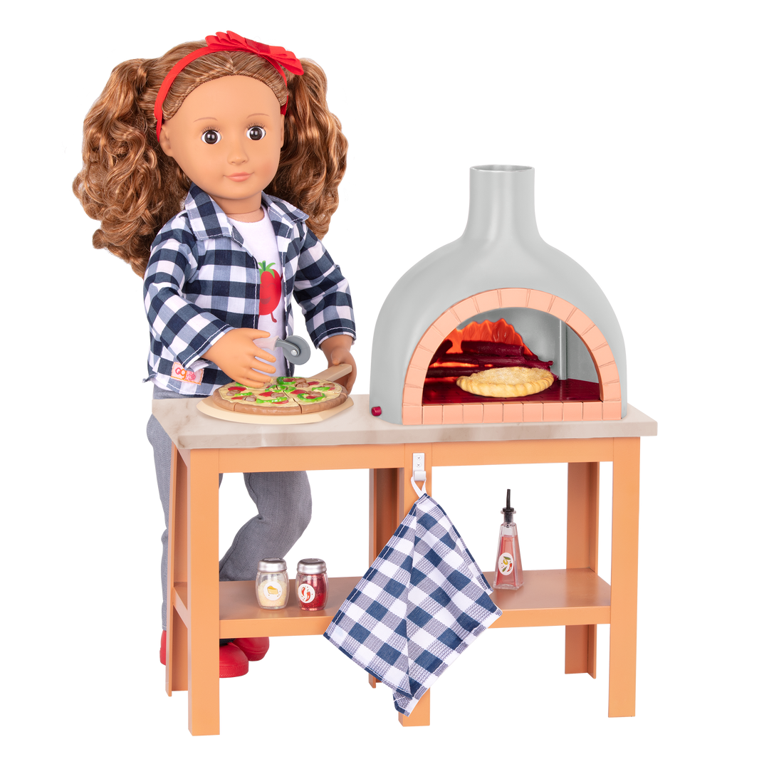 Pizza wood oven playset