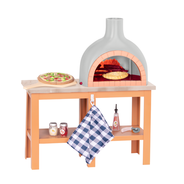 Pizza wood oven playset