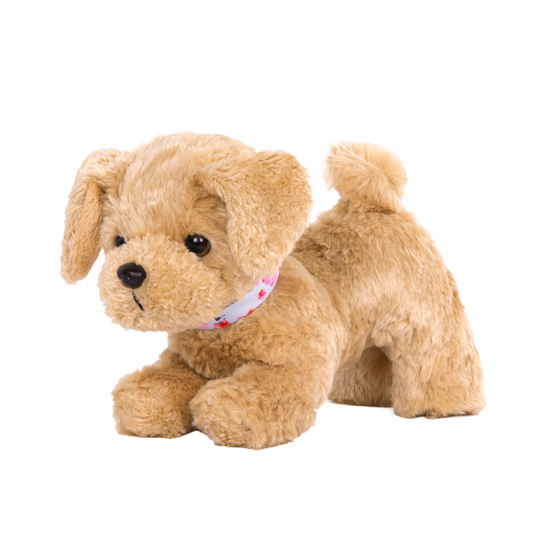 6-inch Posable Golden Poodle Pup for 18-inch Dolls