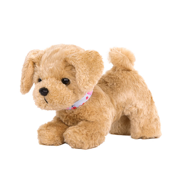 6-inch Posable Golden Poodle Pup for 18-inch Dolls