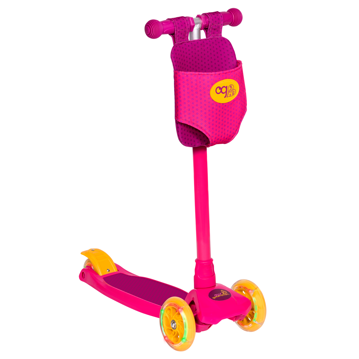 Scooter with 18-inch doll carrier